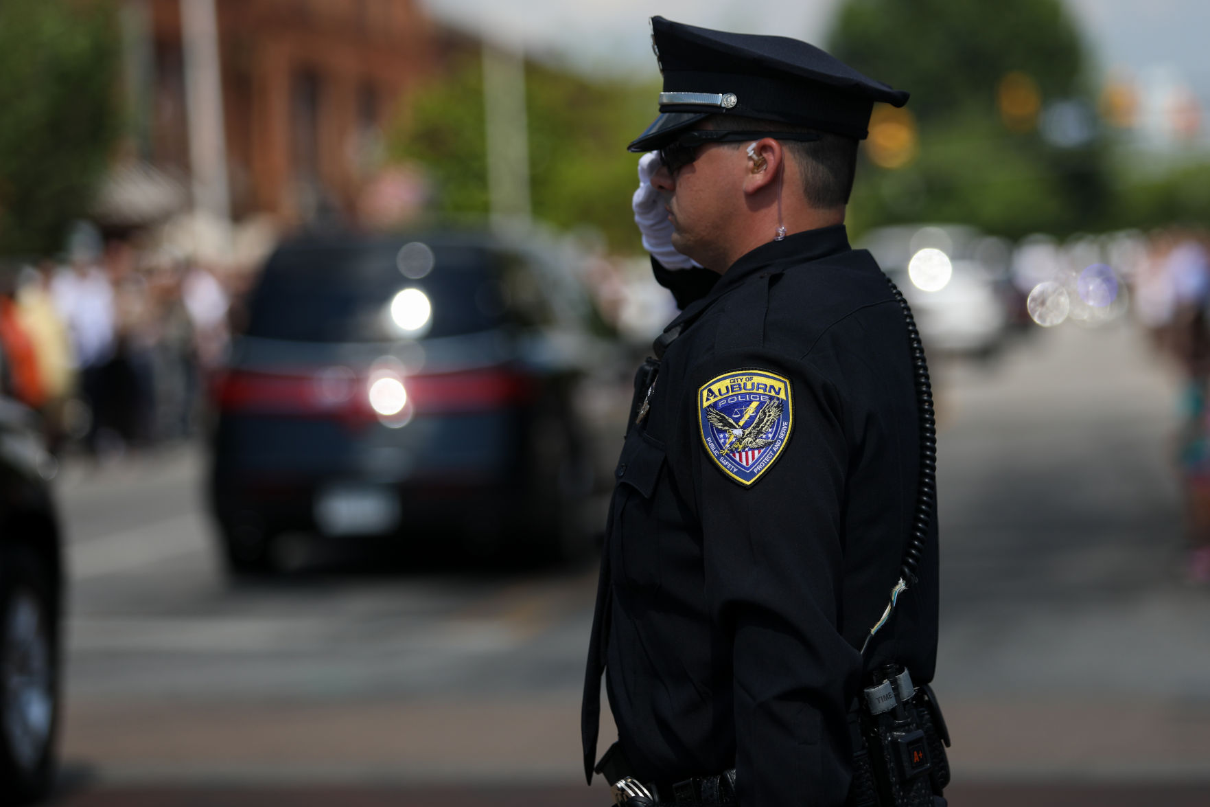 Funeral service for officer William Buechner